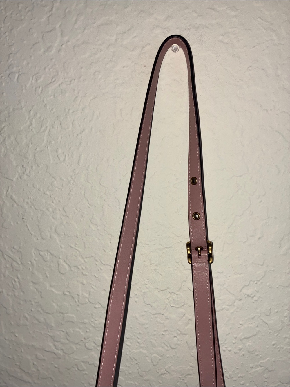 Coach Pink Leather Crossbody with Yellow & Pink Belt Detail - Picture 11 of 17
